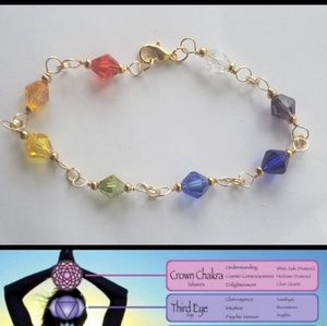 Chakra crystal bracelet